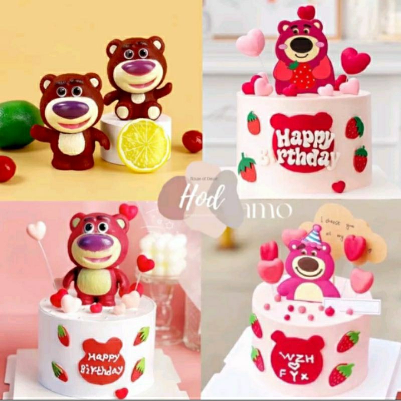 

Topper Lotso Bear Hiasan Kue Bentuk Beruang Lotso Hug Toy Story