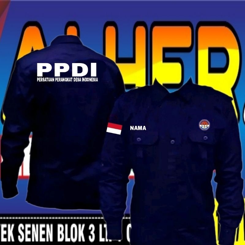 kemeja PPDI baju PPDI seragam PPDI Pdh PPDI Pdl PPDI kemeja kerja PPDI baju kerja PPDI seragam kerja