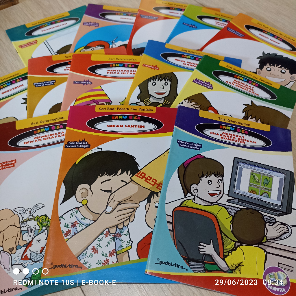 buku pengetahuan anak seri budi pekerti prilaku ketrampilan kamu bisa