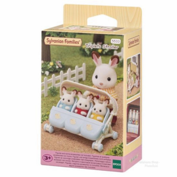 

Jual Mainan Boneka Sylvanian Families Triplets Stroller Set 5533 Limited