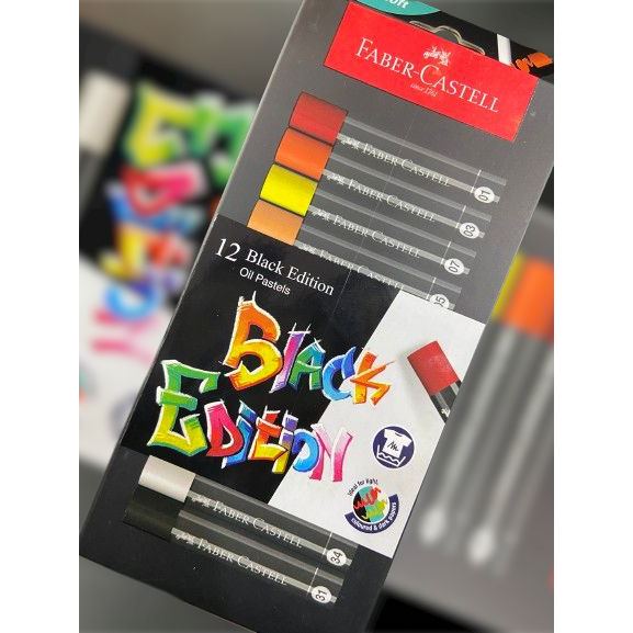 

OIL PASTEL BLACK EDITION ISI 12PCS SUPERSOFT FABER-CASTEL 220012