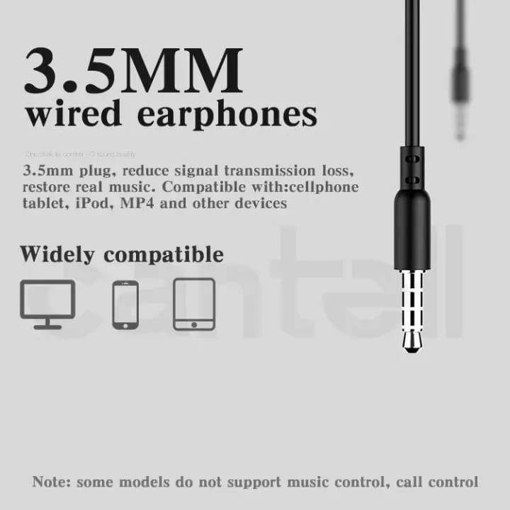 Headset Earphone Henset Hedset Handsfree Hf Heanset Bass Murah Pandawajayaacc