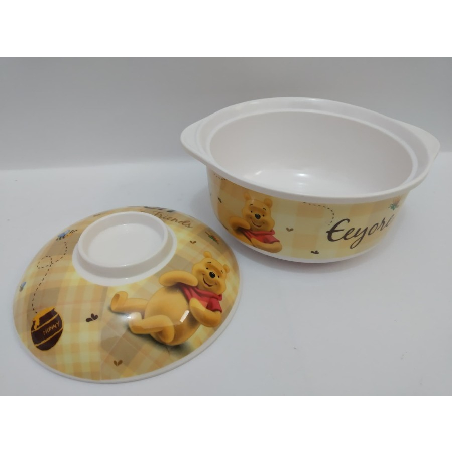 Mangkok + Tutup Melamin T0705 Karakter Golden Dragon Melamine