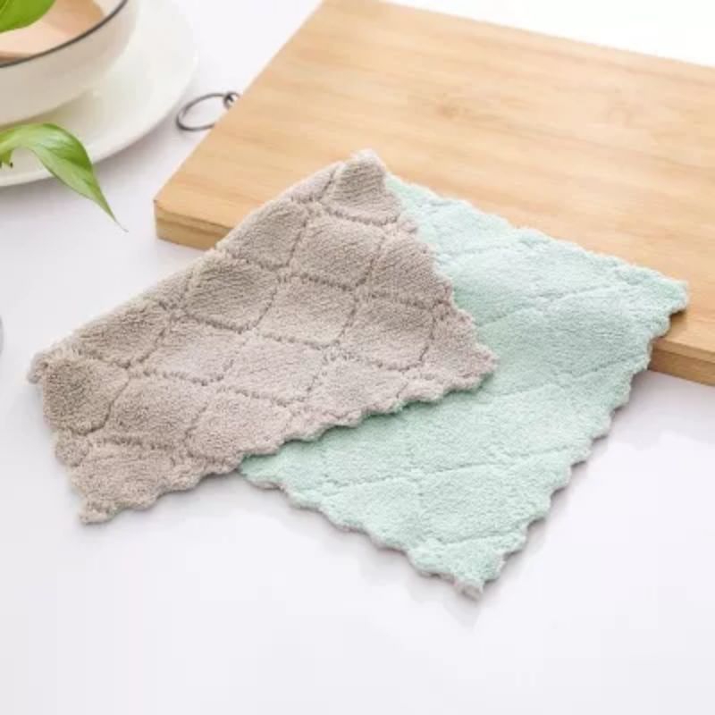 BISA COD Kain Lap Microfiber Serbet Dapur Lap Microfiber Cantik