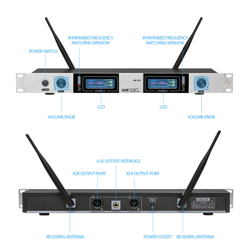 [COD] BK360 A tow dua modelupgrade asli profesional mikrofon nirkabelgenggam nirkabel U-bandfrekuensi yang dapat disesuaikan ktvbernyanyi hiburan rumah karaoke rumahkaraoke kinerja komersial, kegiatan kuil,adegan pernikahan