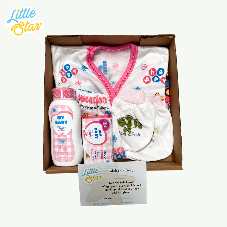 LS Hampers Bayi Kado Lahiran Newborn Paket Parcel Gift Set Baju Sabun