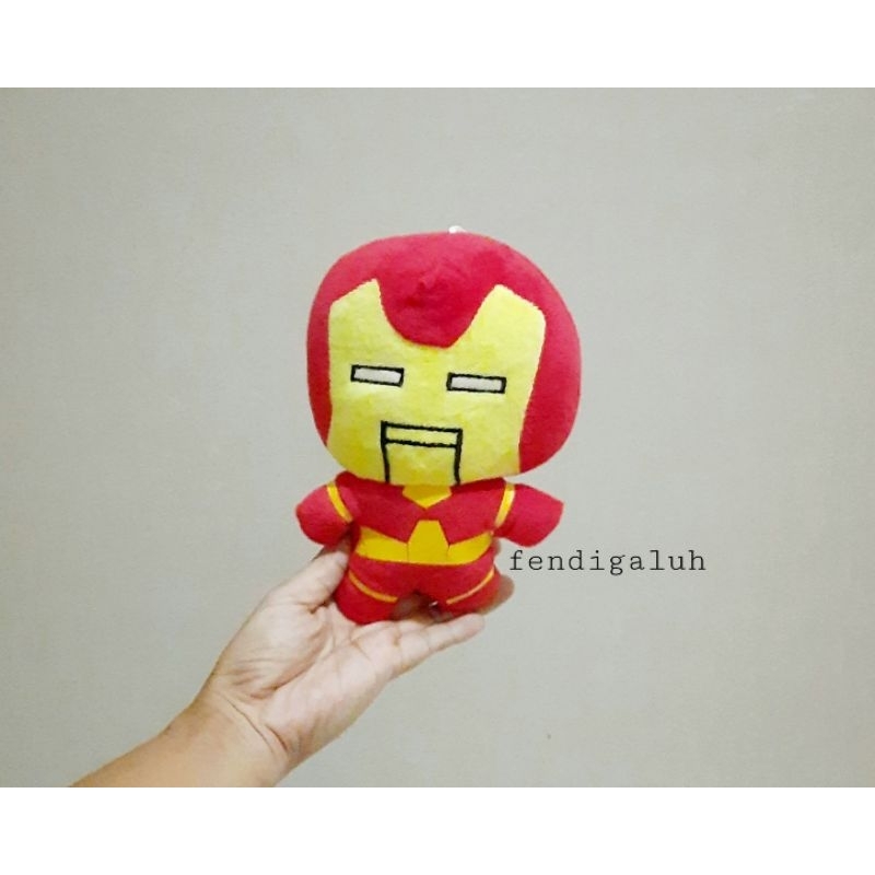Iron Man Marvel Size 20 Cm/ Boneka Marvel/ Gantungan Boneka/ Marvel