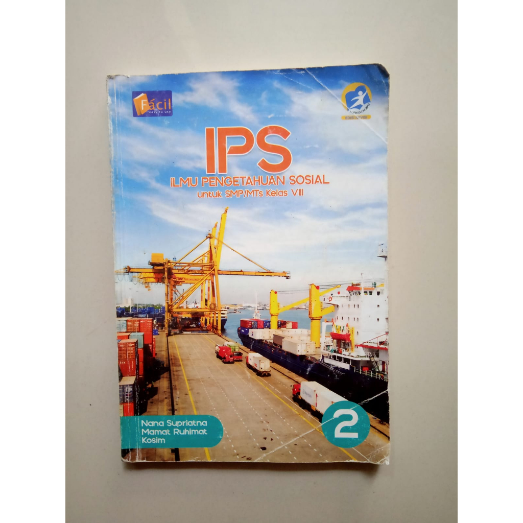 Buku IPS Kelas 8 SMP/Mts, Revisi, Facil