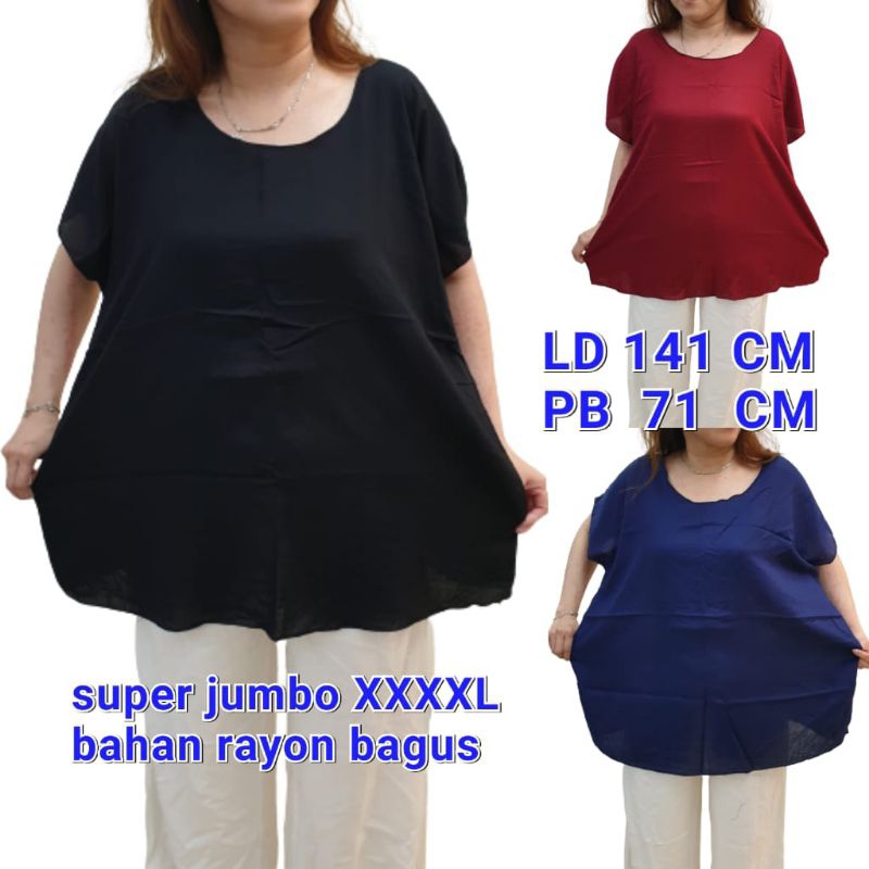 rayon super jumbo XXXL motip sultan kotak tgn blon