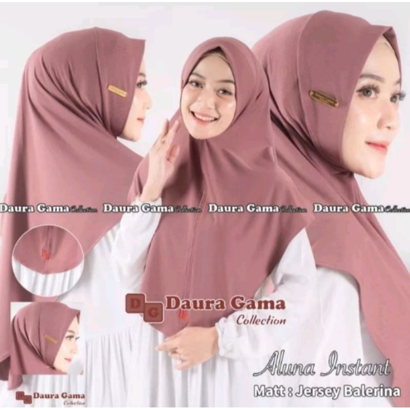 hijab Daura Gama Aluna instan ORI
