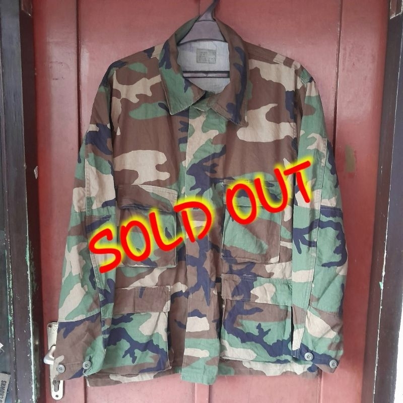 BDU Woodland Us Army Kemeja BIG Size Second Original Preloved