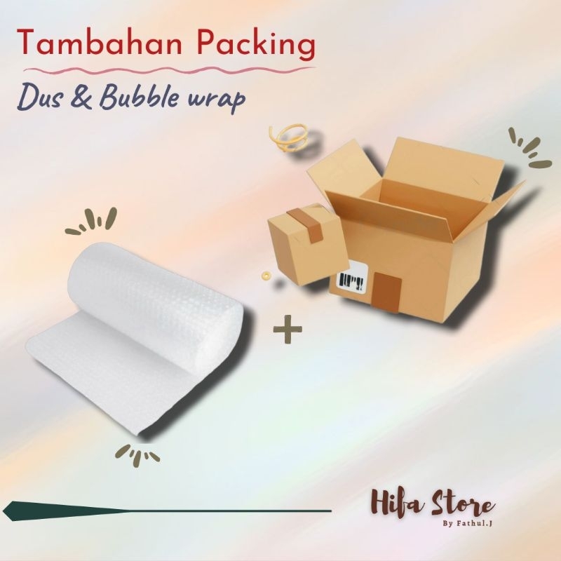 

Bubble Wrap Tambahan Packing
