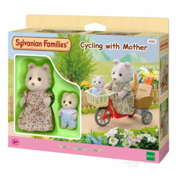 

Unik Sepeda Sylvanian Families Cycling With Mother Dapat 2 Figur 4281 Diskon
