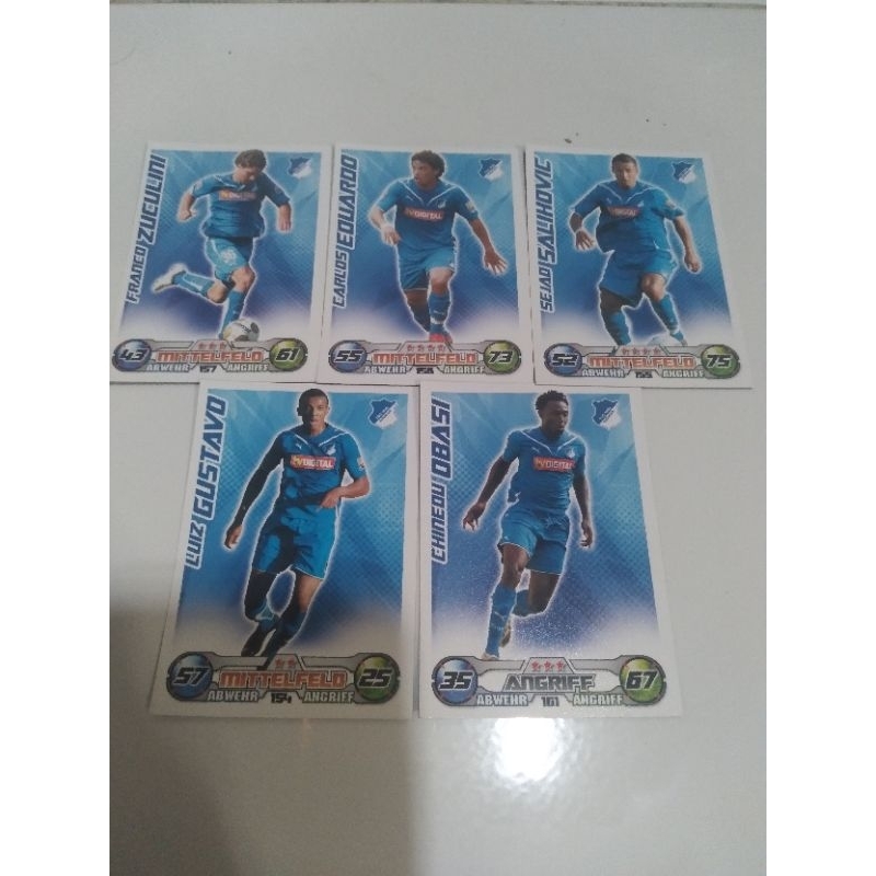 Kartu bola topps match attax hoffenheim