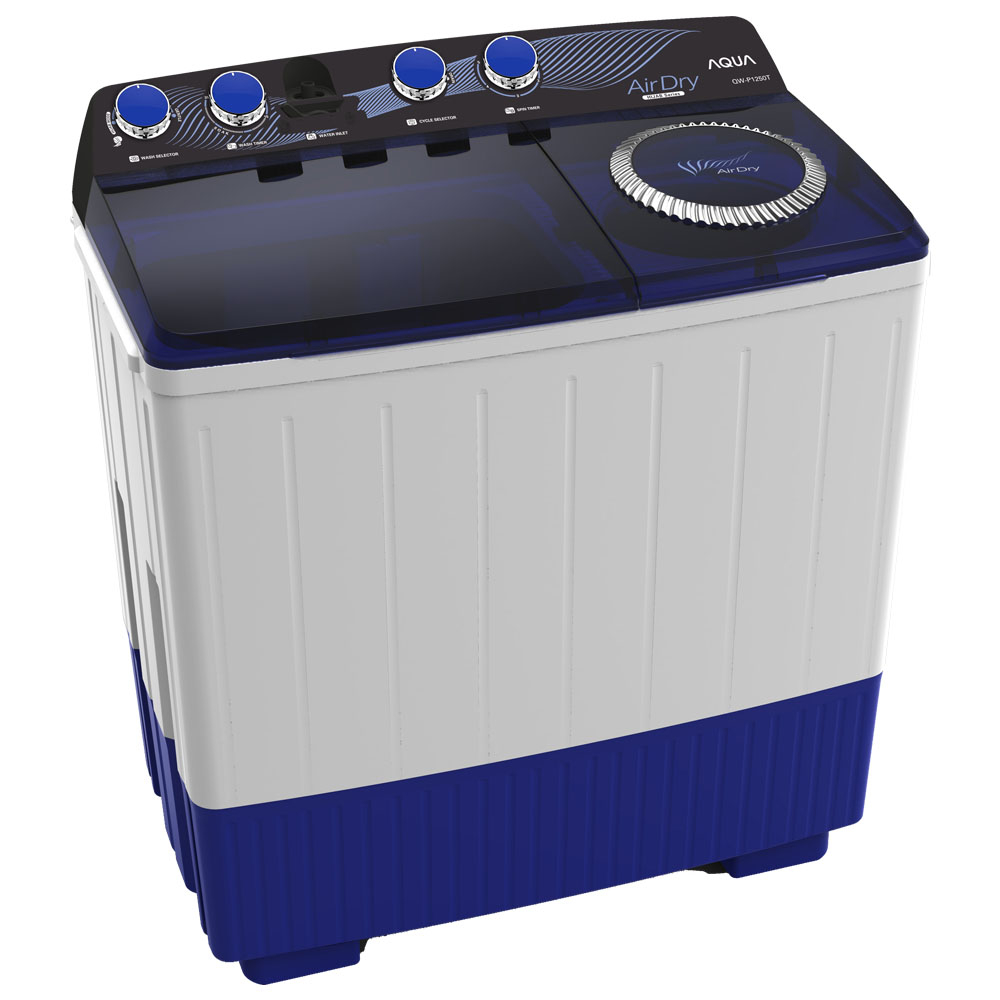 Mesin Cuci Aqua QW-P1250T - Mesin Cuci 2 Tabung 12 Kg
