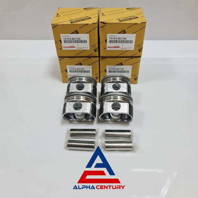 PISTON ASSY 4PCS GRANDMAX GRANMAX AVANZA 1.5 VELOZ ASLI GARANSI 21BULAN