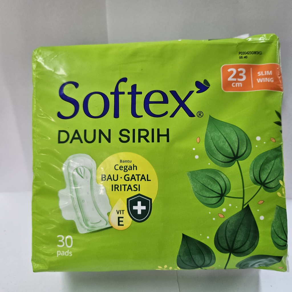 Softex Daun Sirih Pembalut Wanita 23 cm Slim Wing isi 30