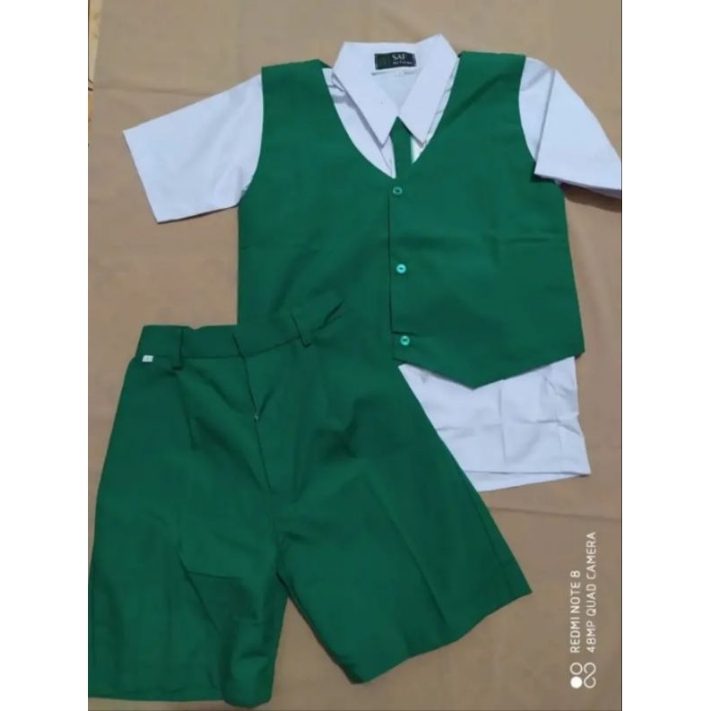 seragam tk pgri seragam tk nasional seragam tk hijau putih pendek murah kualitas istimewah