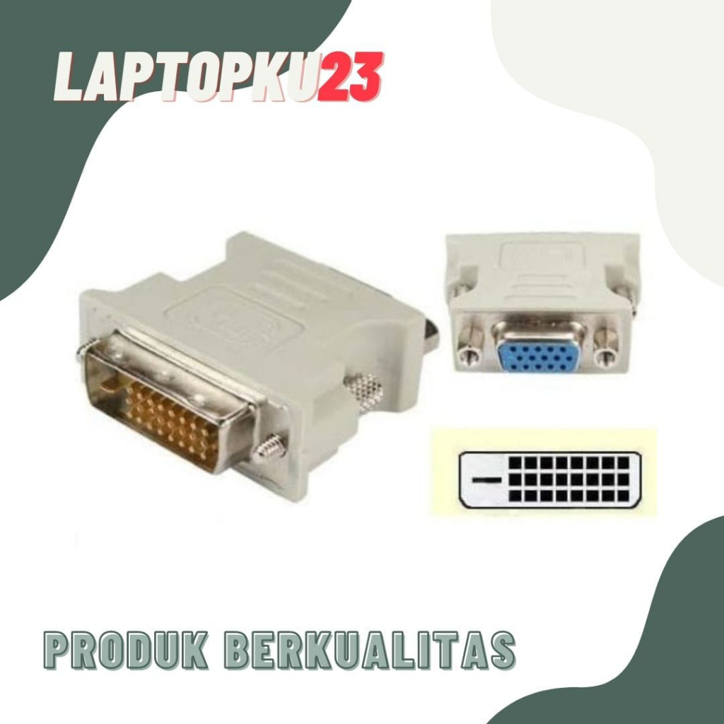 DVI 24+1 to VGA Converter / Konektor / Connector