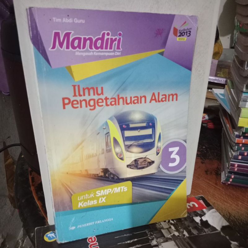 buku mandiri IPA SMP kelas 3-9 penerbit erlangga