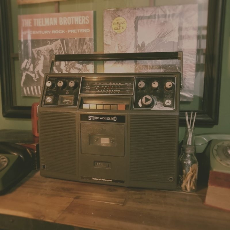 Radio tape lawas vintage radio 70's national.panasonic
