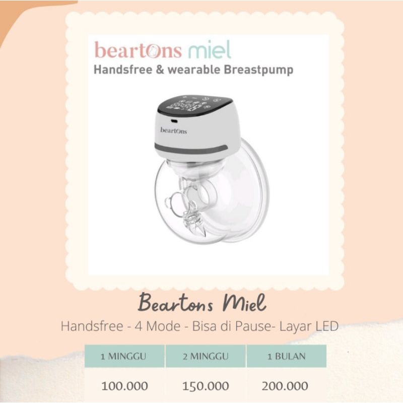 Sewa Pompa Asi Biertons Miel