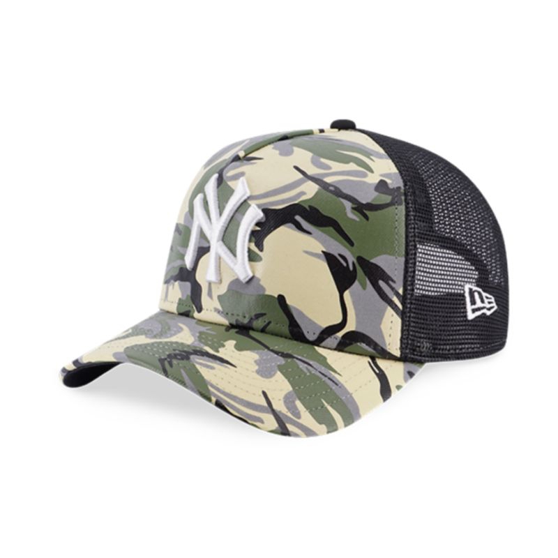 Topi New Era Cap New York Yankees Reflective Camo Trucker Type A Frame 9Forty Adjustable Original