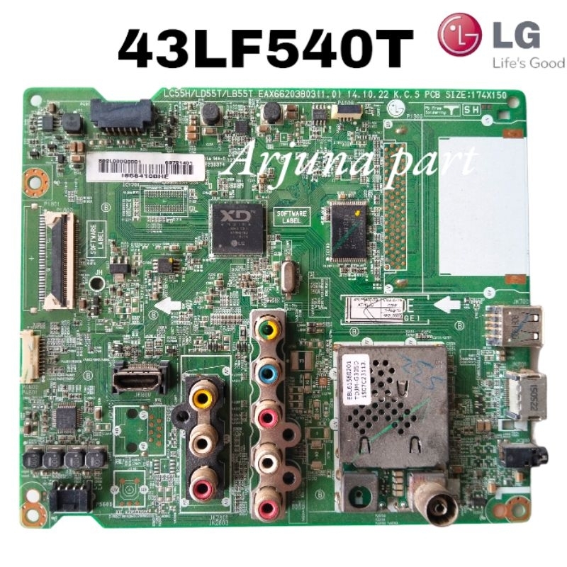 MAINBOARD TV LG 43LF540T / MB TV LG 43LF540T / MESIN TV LG 43LF540T / MODUL TV LG 43LF540T / MB LG 4