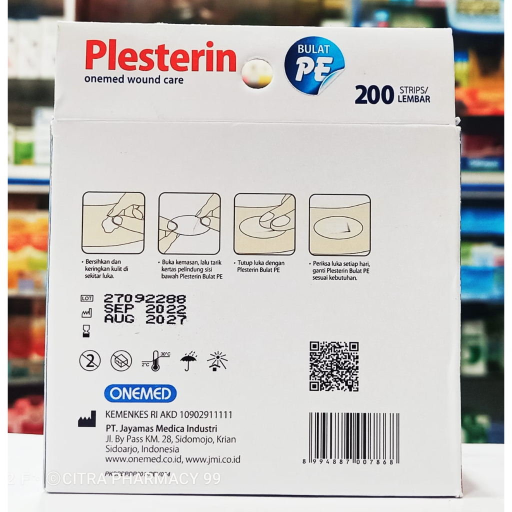 Plesterin 𝐁𝐮𝐥𝐚𝐭 PE 𝟏 𝐊𝐎𝐓𝐀𝐊 𝐈𝐒𝐈 𝟐𝟎𝟎 𝐋𝐄𝐌𝐁𝐀𝐑 - Plester Penutup Luka Suntik Transparan Anti Air