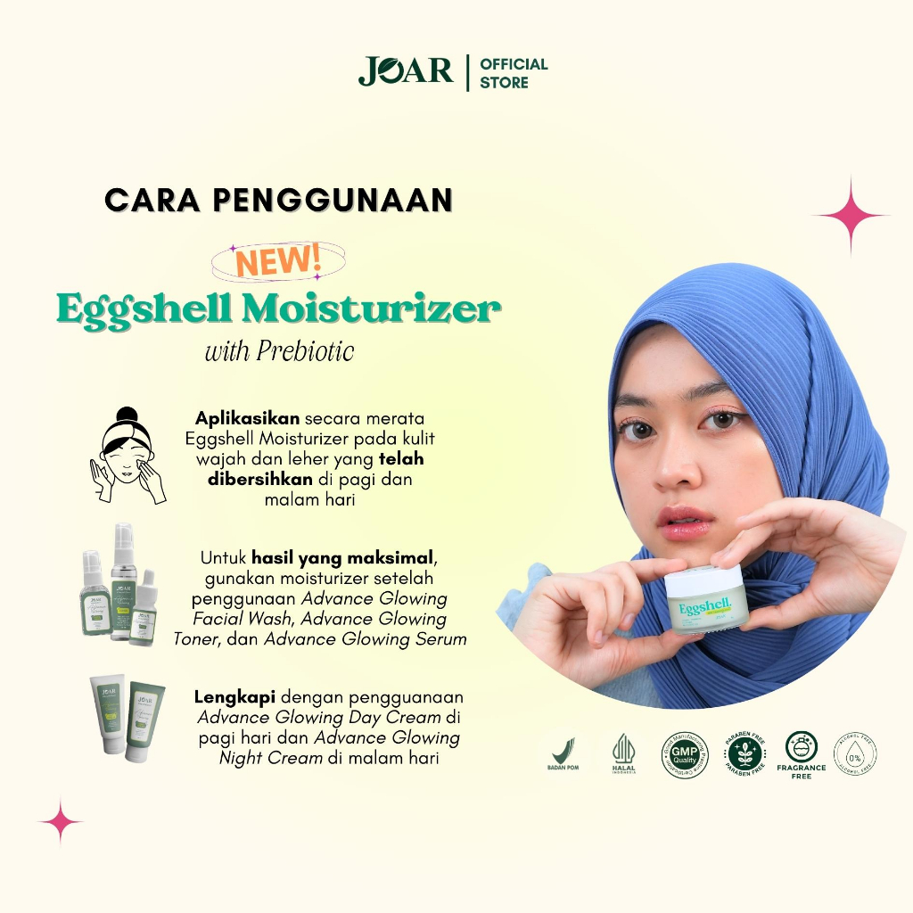 Eggshell Moisturizer With Probiotic