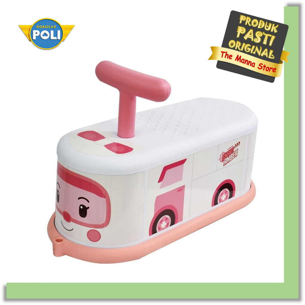 Robocar Poli Rolling Car Amber Ride on Boom Boom Car Korean Toys Animation Mainan Anak Z-15A
