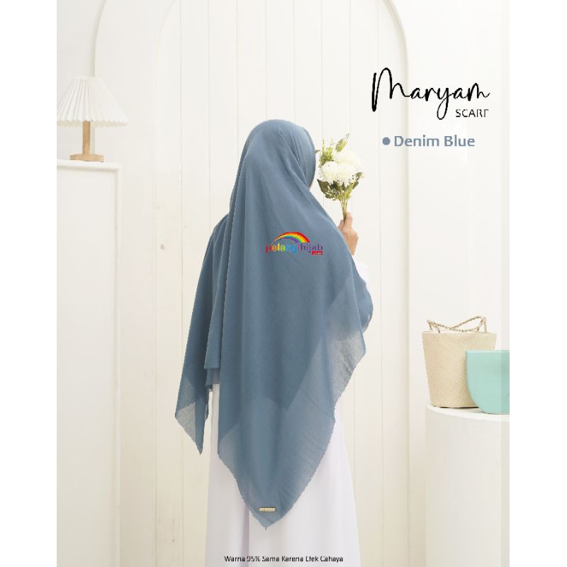 Maryam Scarf by pelangi hijab Scarf jumbo