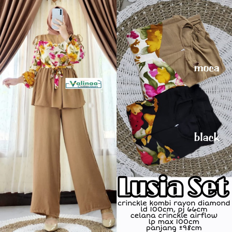 SETELAN TERBARU LUSIA SET BY VALINAA