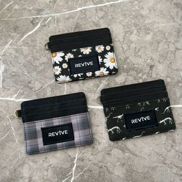 REVIVE Hera Motif Dompet Kartu | Card Wallet Simple Pria Wanita