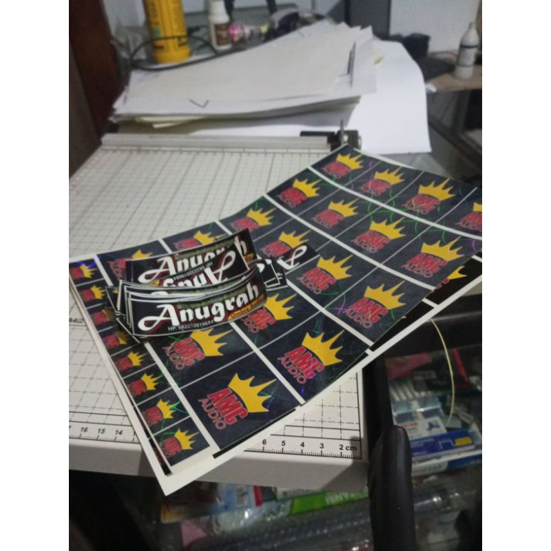 

Cetak Stiker logo Termurah A4
