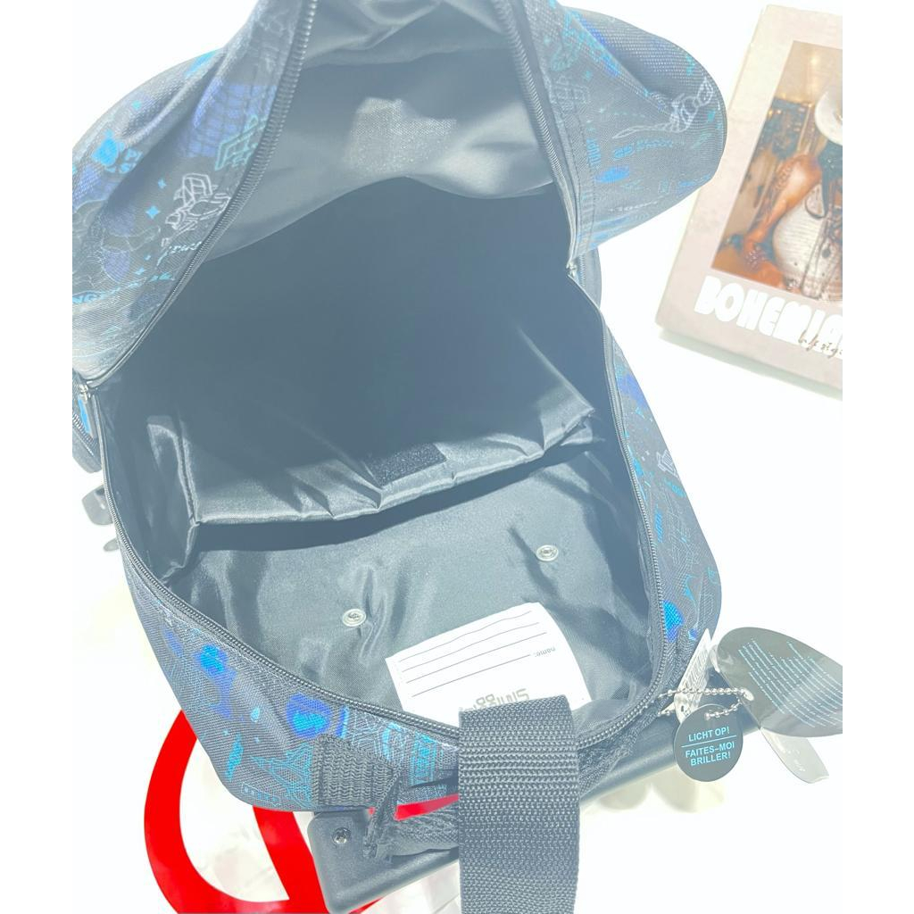 Tas Ransel Anak Smigg-le Bright Astronot Trolley Backpack With Light Up Wheels SGL - 88806#