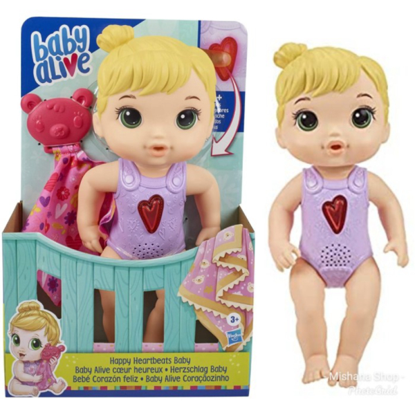 

Dijual Boneka Baby Alive Heartbeat Doll dengan Suara Bayi dan Hati Menyala Murah