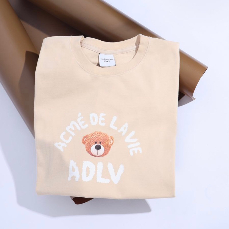 ADLV. Logo Bear Cream Tee