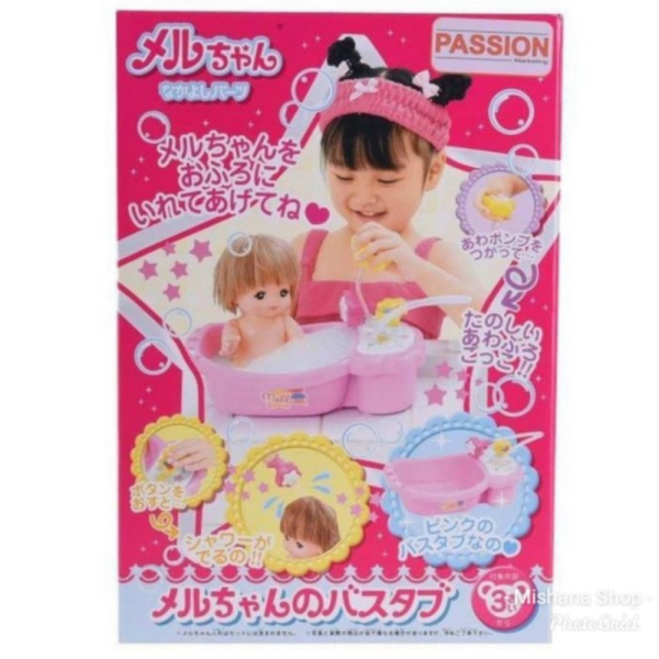 

Dijual Aksesoris Bak Mandi Boneka Mell Chan Bathtub Mellchan Doll Limited