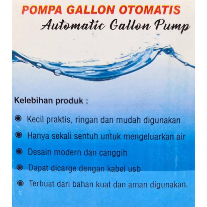 Pompa Galon Elektrik Pompa Air Galon Q2 678 682 Water Pump Elektrik Packing Bubble Wrap