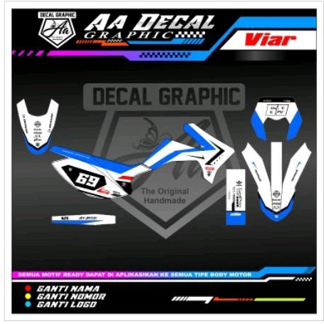 decal viar 150 viar 200 bisa request stiker viar 150