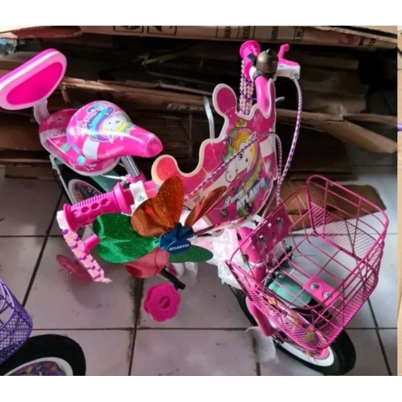 SEPEDA Anak MINI ATLANTIS 12"  UNICORN KUDA PONY