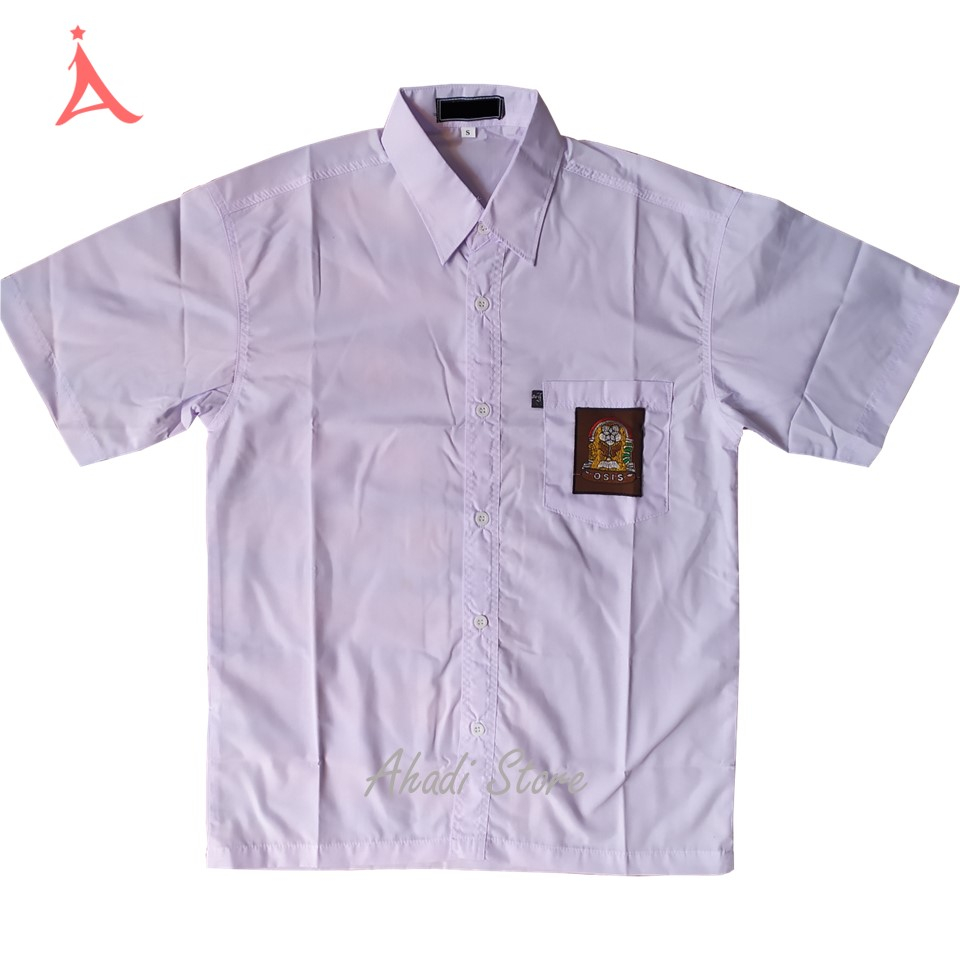 Baju Seragam Sekolah SMA, Kemeja Putih Lengan PENDEK