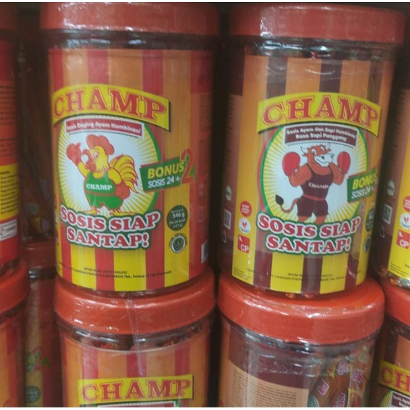 

Champ Sosis Siap Santab Rasa Sapi Panggang dan Ayam