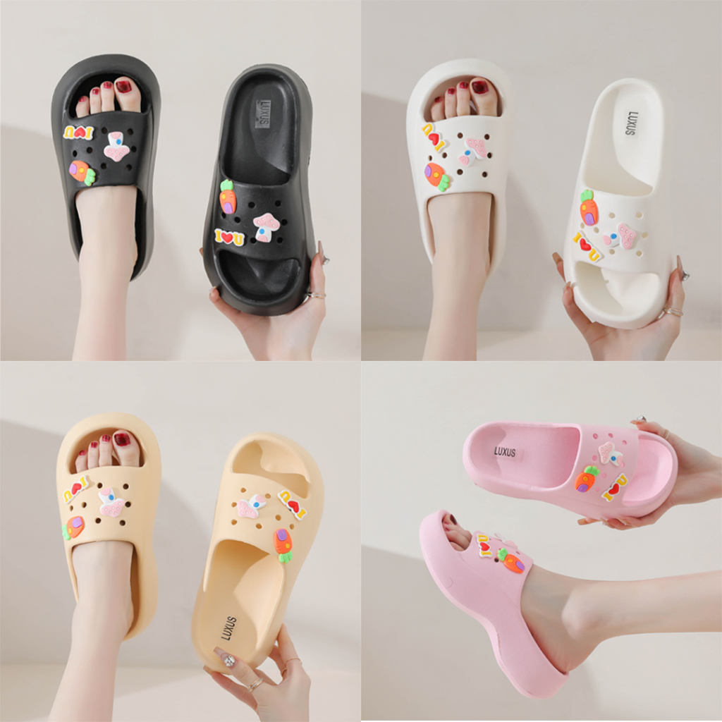 Dokter Sepatu Import - Sepatu Jisung Sandal Karet Sandal Wanita Casual Import Premium Quality 2268 - Free Kotak Sepatu!!! Sale!!!