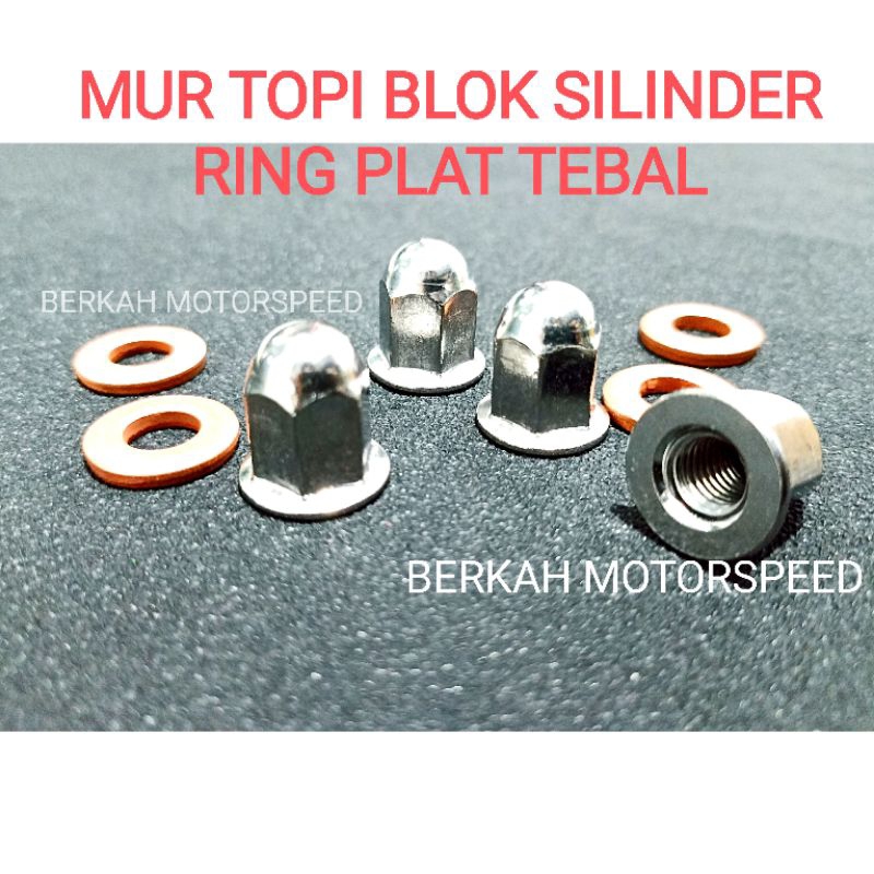 MUR TOPI BLOK TIGER CB GL MP HEREX KARISMA SUPRA X 125 MUR TOPI CHROME M8 BLOK RX KING SATRIA 2 TAK 