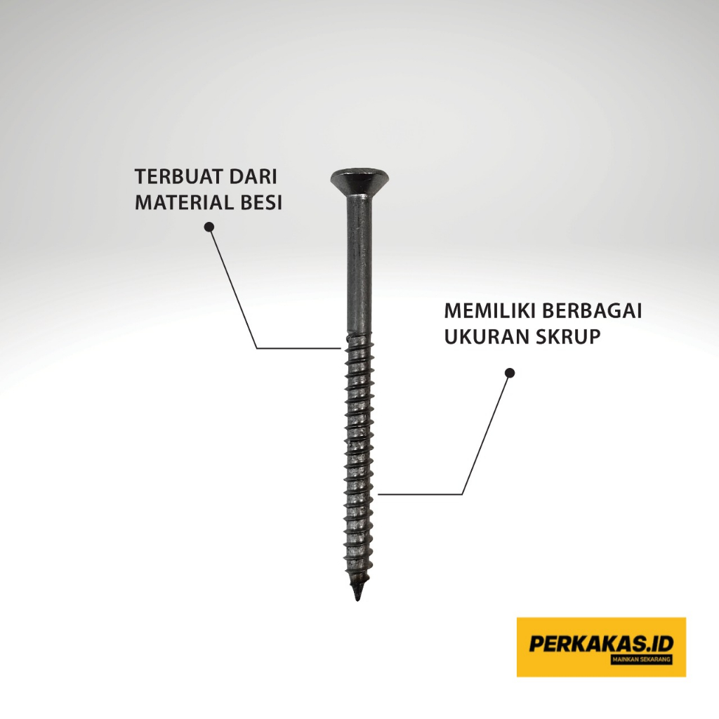 Skrup Kayu CHW Wood Screw Ukuran Besar