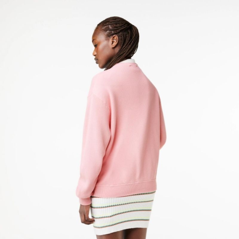 Lacos button basic logo sweater
