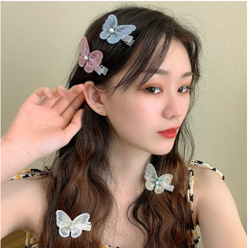 Jepitan ButterFly Wanita Hiasan KupuKupu Aksesoris Jepit Rambut Fashion Korea / Jepit Pony Butterfly