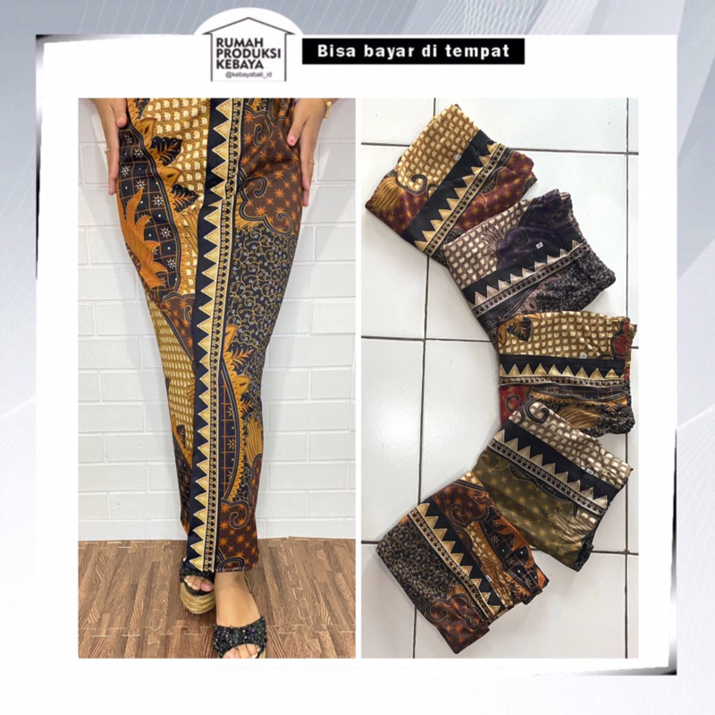 Kamen bali rok panjang mostcref full melar bawahan tradisional motif batik seri 9